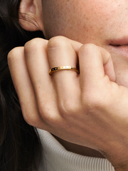 FINAL SALE - Pandora Signature I-D Ring - 14k gold