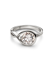 FINAL SALE - Pandora Infinite 14k White Gold Lab-grown Diamond Ring - 2.00 ct TW, 14k white gold