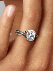 FINAL SALE - Pandora Infinite 14k White Gold Lab-grown Diamond Ring - 1.75 ct TW, 14k white gold
