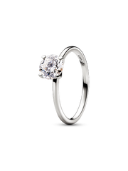 Pandora Era 14k White Gold Lab-grown Diamond Ring - 1.00 ct TW, 14k white gold