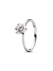 FINAL SALE - Pandora Nova 14k White Gold Lab-grown Diamond Ring - 1.00 ct TW, 14k white gold