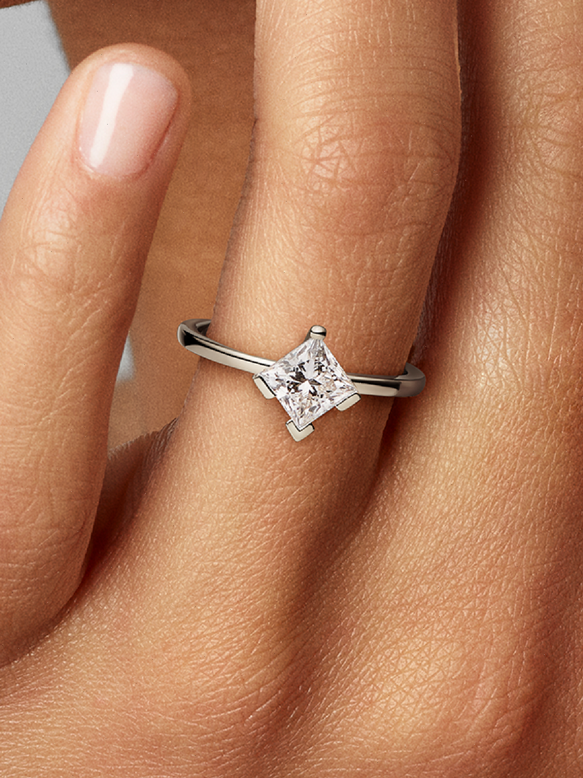 FINAL SALE - Pandora Nova 14k White Gold Lab-grown Diamond Ring - 1.00 ct TW, 14k white gold