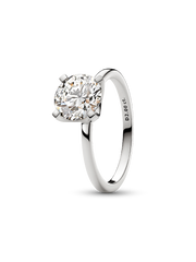 Pandora Era 14k White Gold Lab-grown Diamond Ring - 2.00 ct TW, 14k white gold