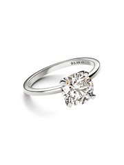 Pandora Era 14k White Gold Lab-grown Diamond Ring - 2.00 ct TW, 14k white gold