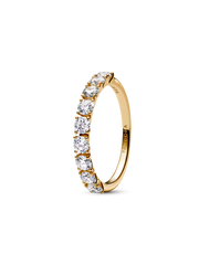 Pandora Era 14k Gold Lab-grown Diamond Half Eternity Band Ring - 0.90 ct TW, 14k gold