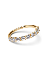 Pandora Era 14k Gold Lab-grown Diamond Half Eternity Band Ring - 0.90 ct TW, 14k gold