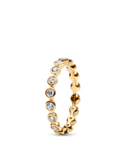 Pandora Era Bezel Lab-Grown Diamond Eternity Ring - 0.70 ct TW, 14k gold