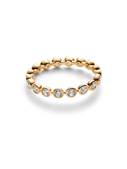 Pandora Era Bezel Lab-Grown Diamond Eternity Ring - 0.70 ct TW, 14k gold