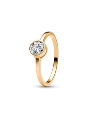 Pandora Era Bezel Lab-Grown Diamond Ring - 0.50 ct TW, 14k gold
