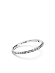 Pandora Era Lab-Grown Diamond Half Eternity Pavé Band Ring - 0.11 ct TW, 14k white gold