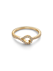 Pandora Infinite Lab-grown Diamond Pavé Ring - 0.19 ct TW, 14k gold