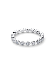 Pandora Era Lab-Grown Diamonds 14k White Gold Eternity Ring - 0.70 ct TW, 14k white gold