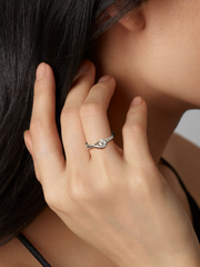 FINAL SALE - Pandora Infinite 14k White Gold Lab-grown Diamond Ring - 0.25 ct TW, 14k white gold