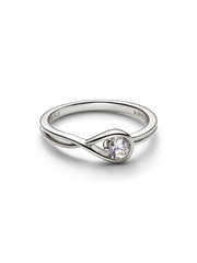 FINAL SALE - Pandora Infinite 14k White Gold Lab-grown Diamond Ring - 0.25 ct TW, 14k white gold