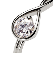 Pandora Infinite 14k White Gold Lab-grown Diamond Ring - 0.50 ct TW, 14k white gold