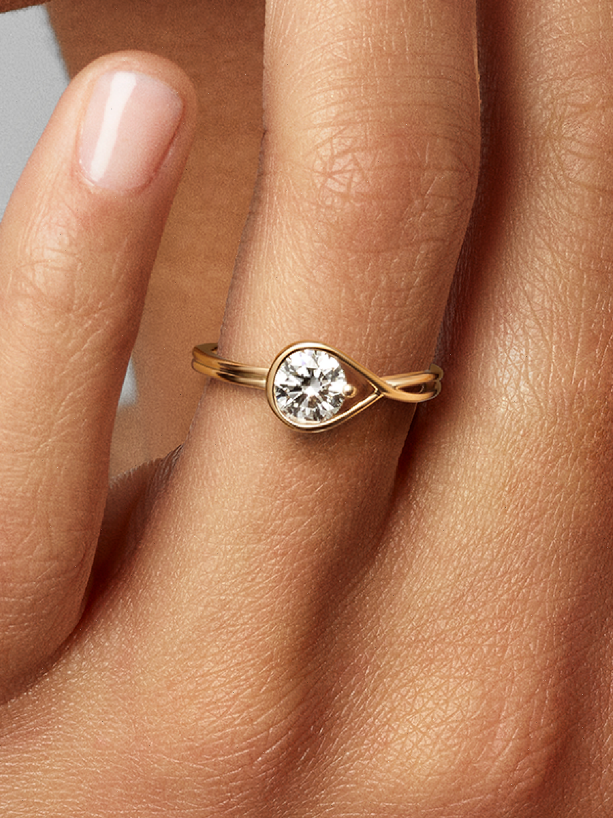 FINAL SALE - Pandora Infinite 14k Gold Lab-grown Diamond Ring - 0.75 ct TW, 14k gold