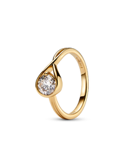 FINAL SALE - Pandora Infinite 14k Gold Lab-grown Diamond Ring - 0.75 ct TW, 14k gold