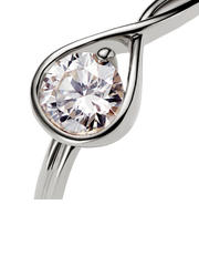 FINAL SALE - Pandora Infinite 14k White Gold Lab-grown Diamond Ring - 0.75 ct TW, 14k white gold