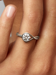 Pandora Infinite 14k White Gold Lab-grown Diamond Ring - 1.00 ct TW, 14k white gold