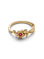 Disney Beauty and the Beast Rose Ring - 14k gold plating