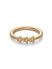 FINAL SALE - Celestial Stars Ring - 14k gold plating