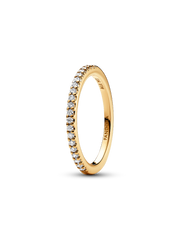 Sparkling Band Ring - 14k gold plating