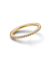 Sparkling Band Ring - 14k gold plating