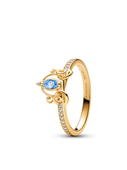 Disney Cinderella's Carriage Ring - 14k gold plating