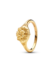 FINAL SALE - Game of Thrones Lannister Lion Ring - 14k gold plating
