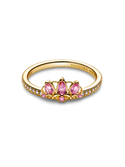 Disney Princess Rapunzel Tiara Ring - 14k gold plating