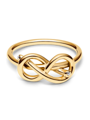 Infinity Knot Ring - 14k gold plating