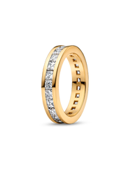 Eternity Channel Ring - 14k gold plating
