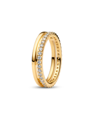 Double Band Ring - 14k gold plating