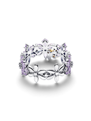 Bridgerton Herbarium & Bee Ring - Sterling silver, 14k gold plating