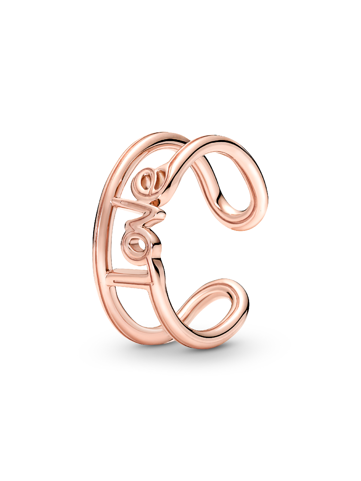 FINAL SALE - Pandora ME Love Open Ring - 14k rose gold plating