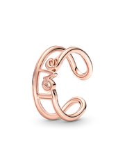 FINAL SALE - Pandora ME Love Open Ring - 14k rose gold plating
