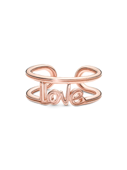 FINAL SALE - Pandora ME Love Open Ring - 14k rose gold plating