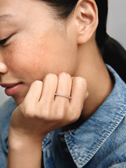 Sparkle & Hearts Ring - 14k rose gold plating