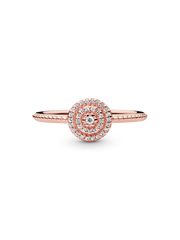 FINAL SALE - Elegant Sparkle Ring - 14k rose gold plating