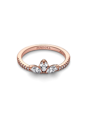 Sparkling Herbarium Cluster Ring - 14k rose gold plating