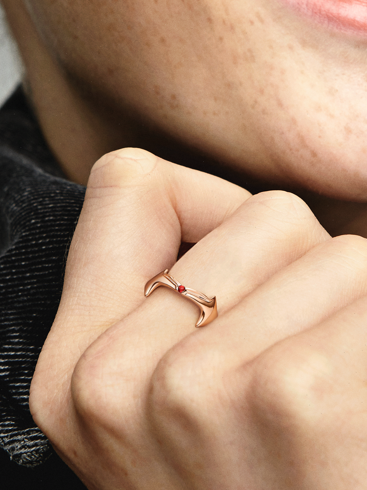 FINAL SALE - Marvel Scarlet Witch Ring - 14k rose gold plating