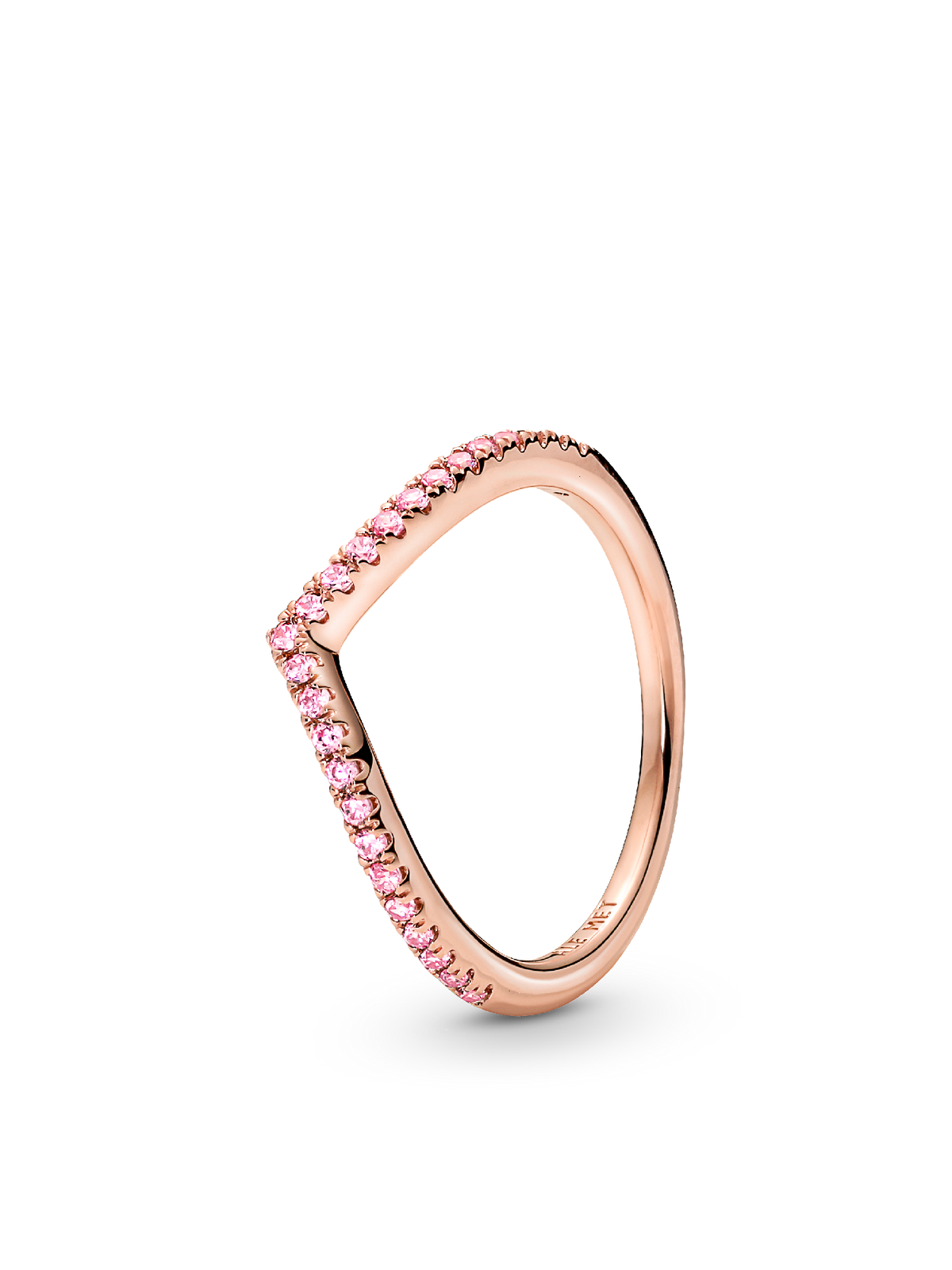 Pandora Timeless Wish Sparkling Pink Ring - 14k rose gold plating