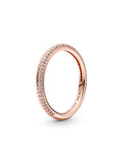 FINAL SALE - Pandora ME Pavé Ring - 14k rose gold plating
