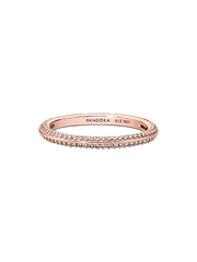 FINAL SALE - Pandora ME Pavé Ring - 14k rose gold plating