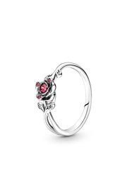Disney Beauty and the Beast Rose Ring - Sterling silver