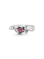 Disney Beauty and the Beast Rose Ring - Sterling silver
