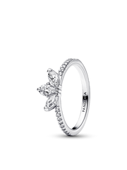 Sparkling Herbarium Cluster Ring - Sterling silver