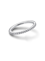 Sparkling Band Ring - Sterling silver