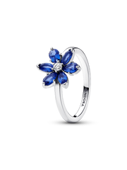 Sparkling Herbarium Cluster Ring - Sterling silver