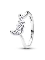 Handwritten Love Ring - Sterling silver